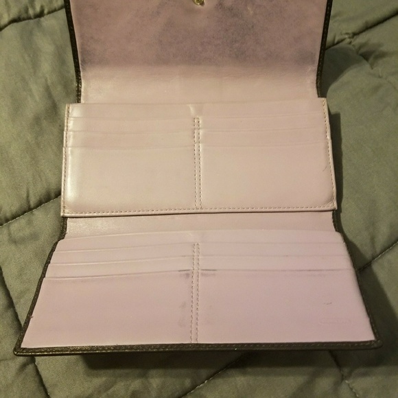 Coach black leather Continental wallet - Picture 5 of 5